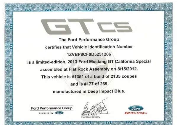 ford ryn Ford Mustang cena 98500 przebieg: 185000, rok produkcji 2013 z Ryn